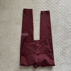 Fleo Maroon Leggings